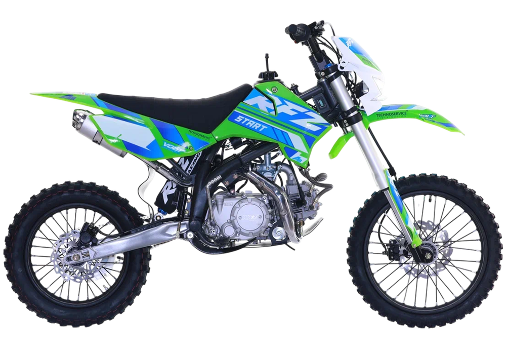 Питбайк Apollo RFZ START 150X-LE, 17/14 зеленый