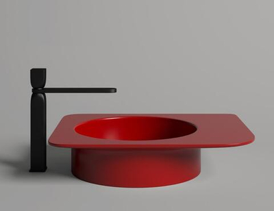 Раковина каменная матовая 55х45 Salini NINFEA 110521M