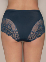 Высокие трусики-слипы Allure (Размер: 40) (Цвет: красный с бежевым)