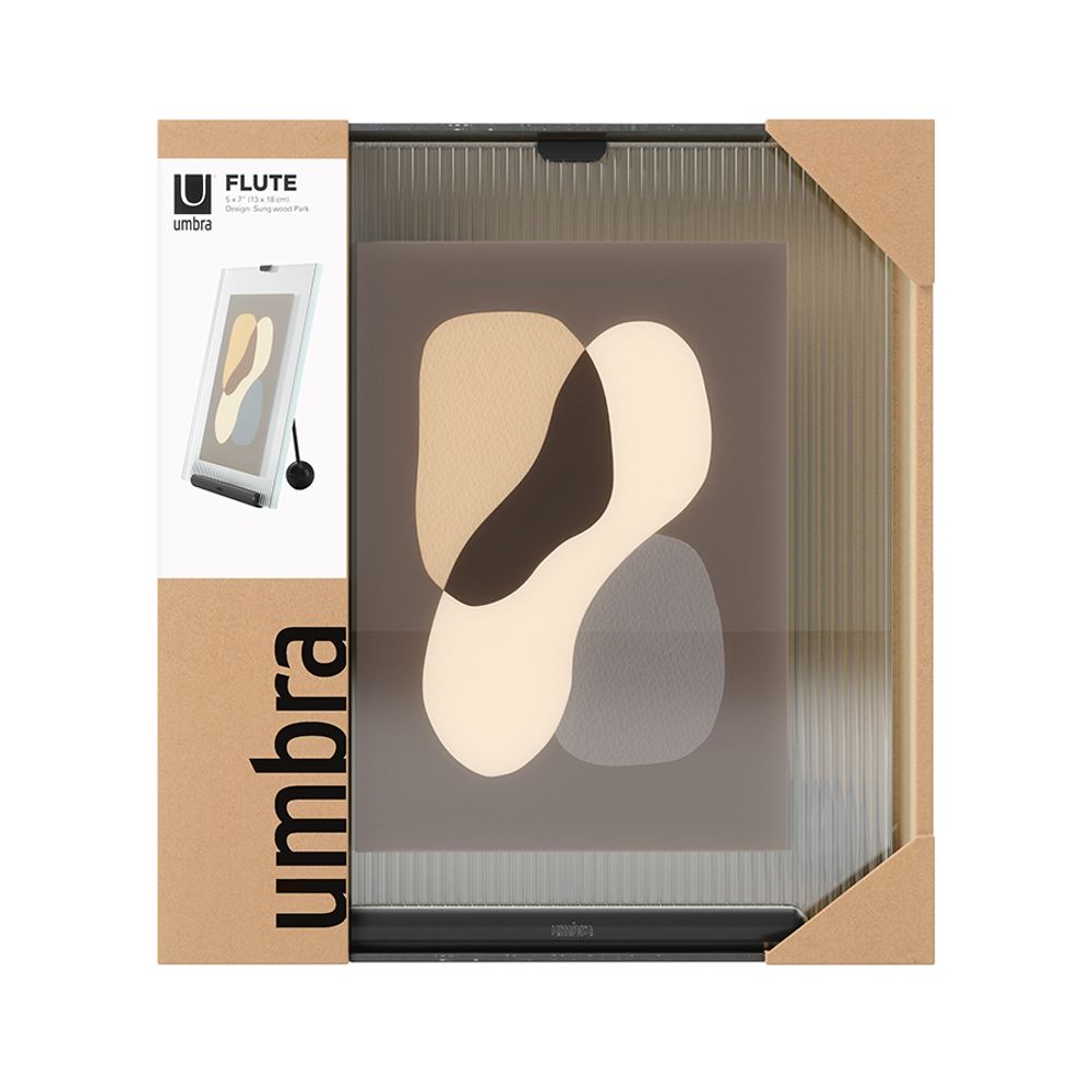 Фоторамка Flute, 20х23 см, черная