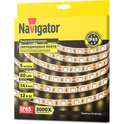 СД Лента Navigator 71 427 NLS-5050WW60-14.4-IP65-12V R5
