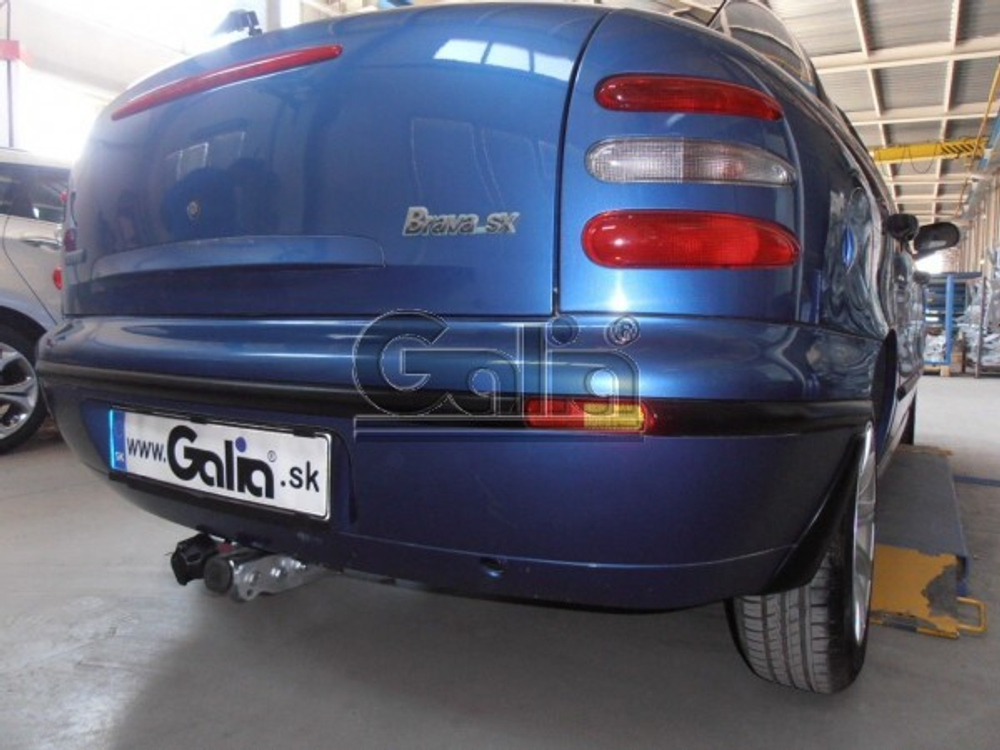 Фаркоп оцинкованный Galia F001A для FIAT Brava хетчбек 1995-2001(паспорт и сертификат в комплекте)(без электрики)