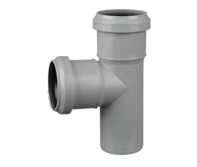 Тройник Ostendorf HTEA d40 мм 87° пластиковый для внутренней канализации