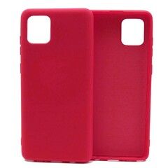 Силиконовый чехол Silicone Cover для Samsung Galaxy Note 10 Lite 2020 (Вишневый)