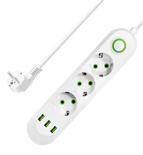 Сетевой фильтр YS-301 WHITE