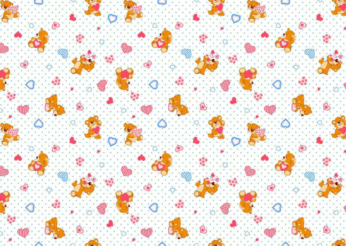 Ситец 95 см 18636-1 Мишутка