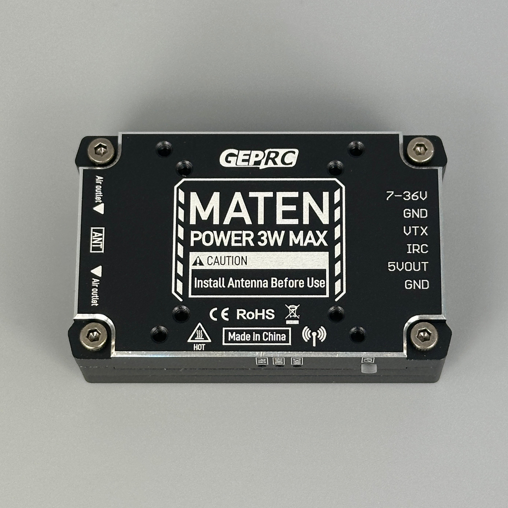 Видеопередатчик GEPRC MATEN 3.3G 3W VTX PRO