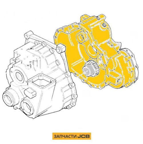 Корпус КПП POWERSHIFT JCB 459/30463