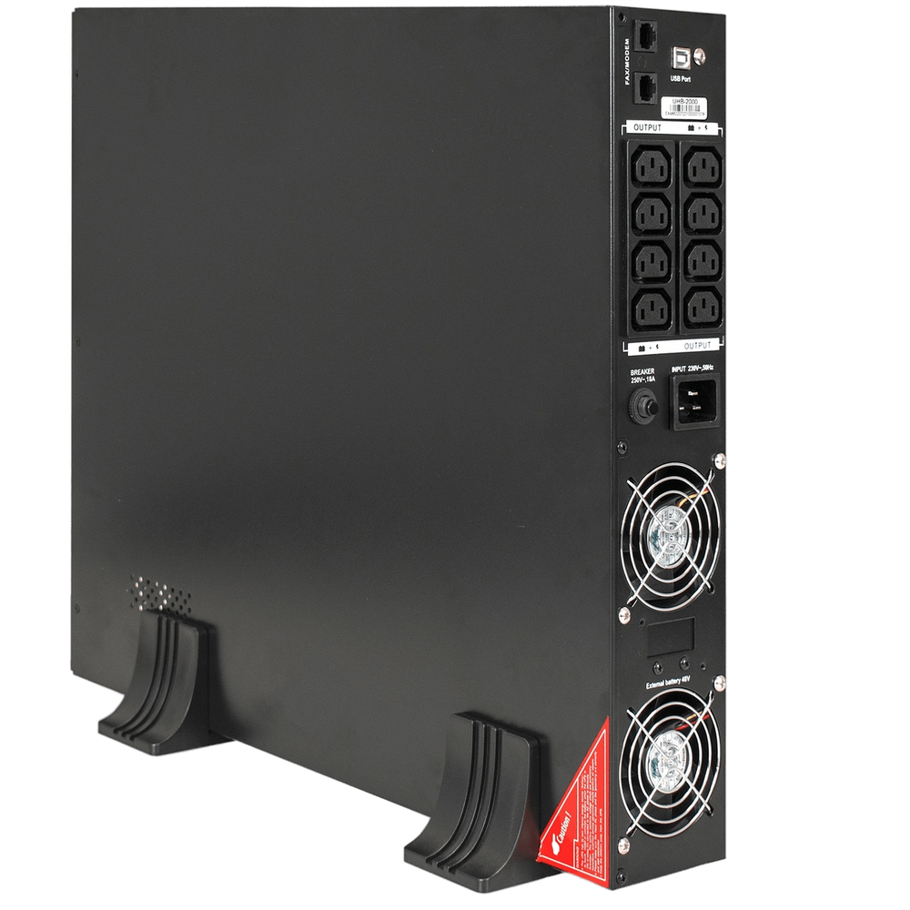 Источник бесперебойного питания  Exegate SinePower UHB-2000.LCD.AVR.1SH.4C13.RJ.USB.2U