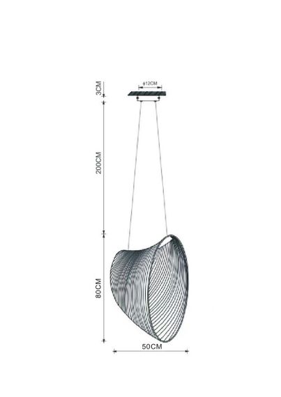 Подвесной светодиодный светильник Divinare Carved 1140/27 SP-16