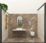 Керамогранит 60*120 ALANYA BROWN POLISHED TECHNICAL PORCELAIN