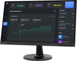 Монитор Lenovo C24-40 23,8 inch FHD Monitor (VA Panel, 75Hz, 4ms, HDMI, VGA, 3-side borderless) - Tilt Stand