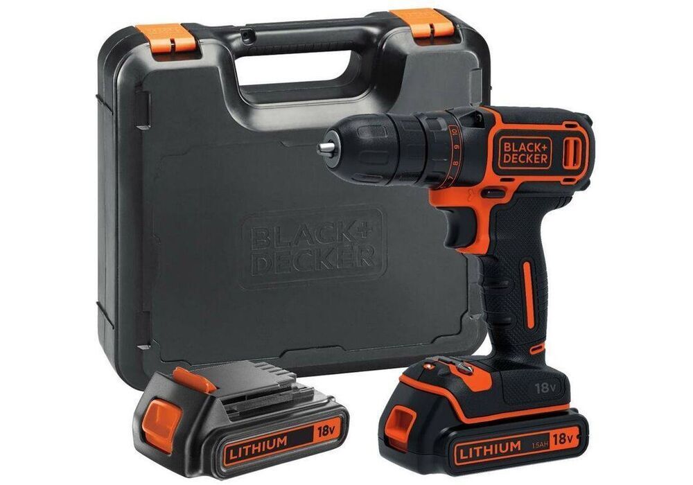 Аккумуляторный шуруповерт BLACK &amp; DECKER BDCDC18K-QW