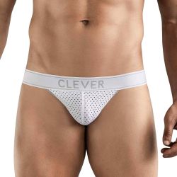Мужские трусы джоки белые Clever AMBAR JOCKSTRAP 176901