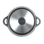 Кастрюля алюминий, антиприг, 4 л, с крыш, Горница, Гранит, к2633аг