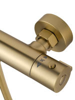 Смеситель для душа с термостатом WONZON & WOGHAND INN 3, Брашированное золото (WW-B2065-A-BG)