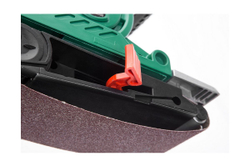 Шлиф.машинка ленточная Hammer Flex LSM800B  800Вт 120-290м/мин лента 76x457мм, рамка, струбцины 2шт