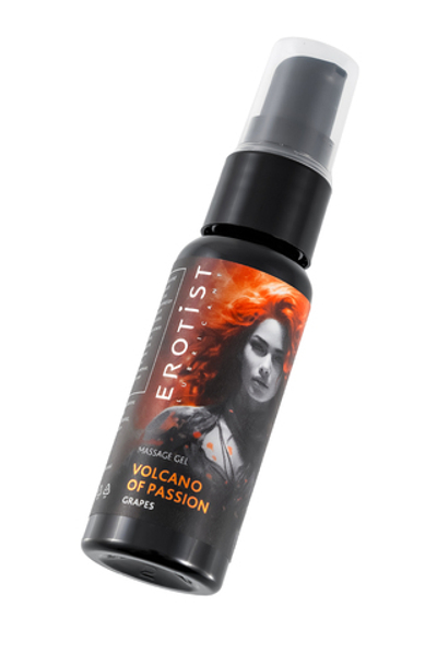 Гель с эффектом вибрации Erotist Volcano со вкусом винограда 25 мл