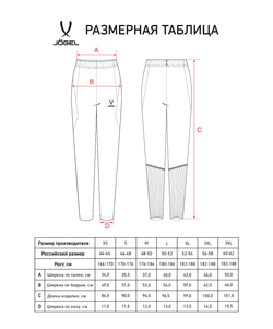 Брюки тренировочные без карманов JÖGEL PREMIER PerFormDRY Training Pants, черный
