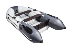 Лодка Таймень NX 2800 НДНД, 2800*1420*400 мм., цвет серый - графит