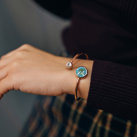 Браслет Fiore Luna Emerald C1708.18.1 G/S