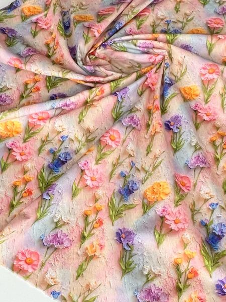 В ПУТИ, ИМПАСТО / РОЗОВЫЙ, ЖЕЛТЫЙ, СИНИЙ, СИРЕНЕВЫЙ - 100% хлопок 5