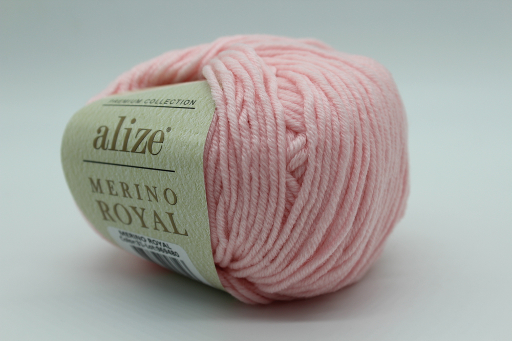 Пряжа "Merino Royal" 31 Светло-розовый