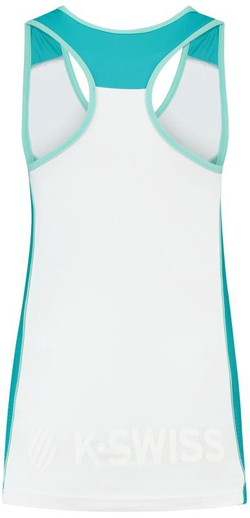 Топ теннисный K-Swiss Hypercourt Speed Tank W - white/algiers blue