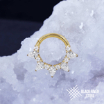 Кликер Diada v.2 Crystal PVD Yellow 1.2мм