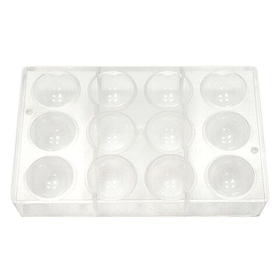 Форма для шоколада "Полусфера" 8 ячеек 60*30 мм, поликарбонат, P.L. Proff Cuisine