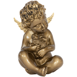 Статуэтка Ангел с кроликом Бронза