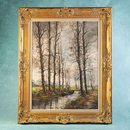 Винтажная Картина «Осенний лес»