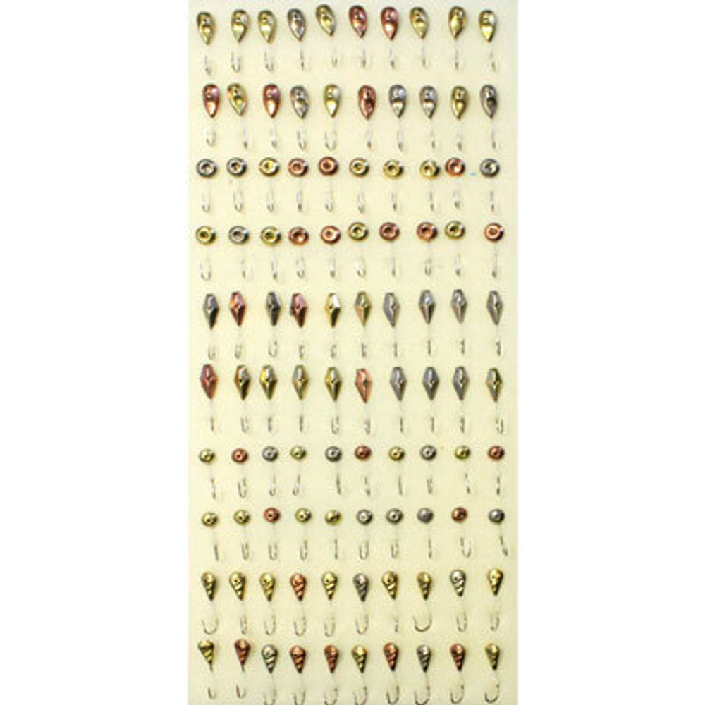 Мормышка металлическая паяная №35, крючок №06