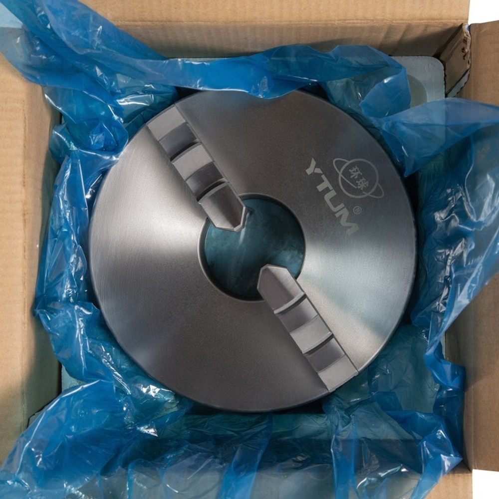 Токарный патрон К10-250 мм, двухкулачковый, самоцентрирующийся