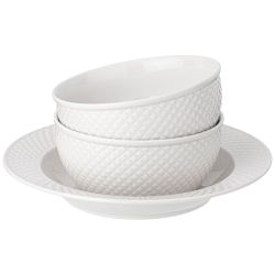 СЕРВИЗ СТОЛОВЫЙ LEFARD "ДИАМАНД" НА 6 ПЕР. 23 ПР. (КОР=2НАБ.)