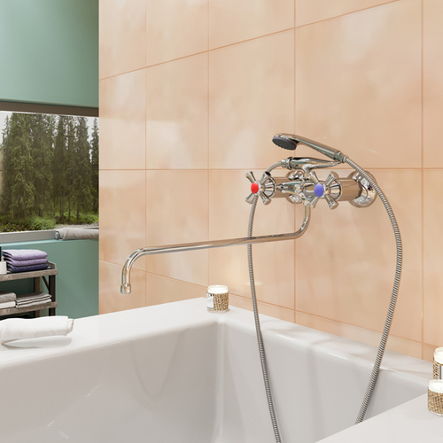 Смеситель для ванны и раковины 1/2 кер. MIXLINE ML10-02