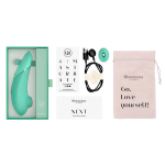 Светло-зеленый бесконтактный клиторальный стимулятор 17см Womanizer Next Sage WZNT1SG8