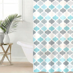 Штора для ванной 180*200см с утяжелителем, полиэстер "Плитка 054"