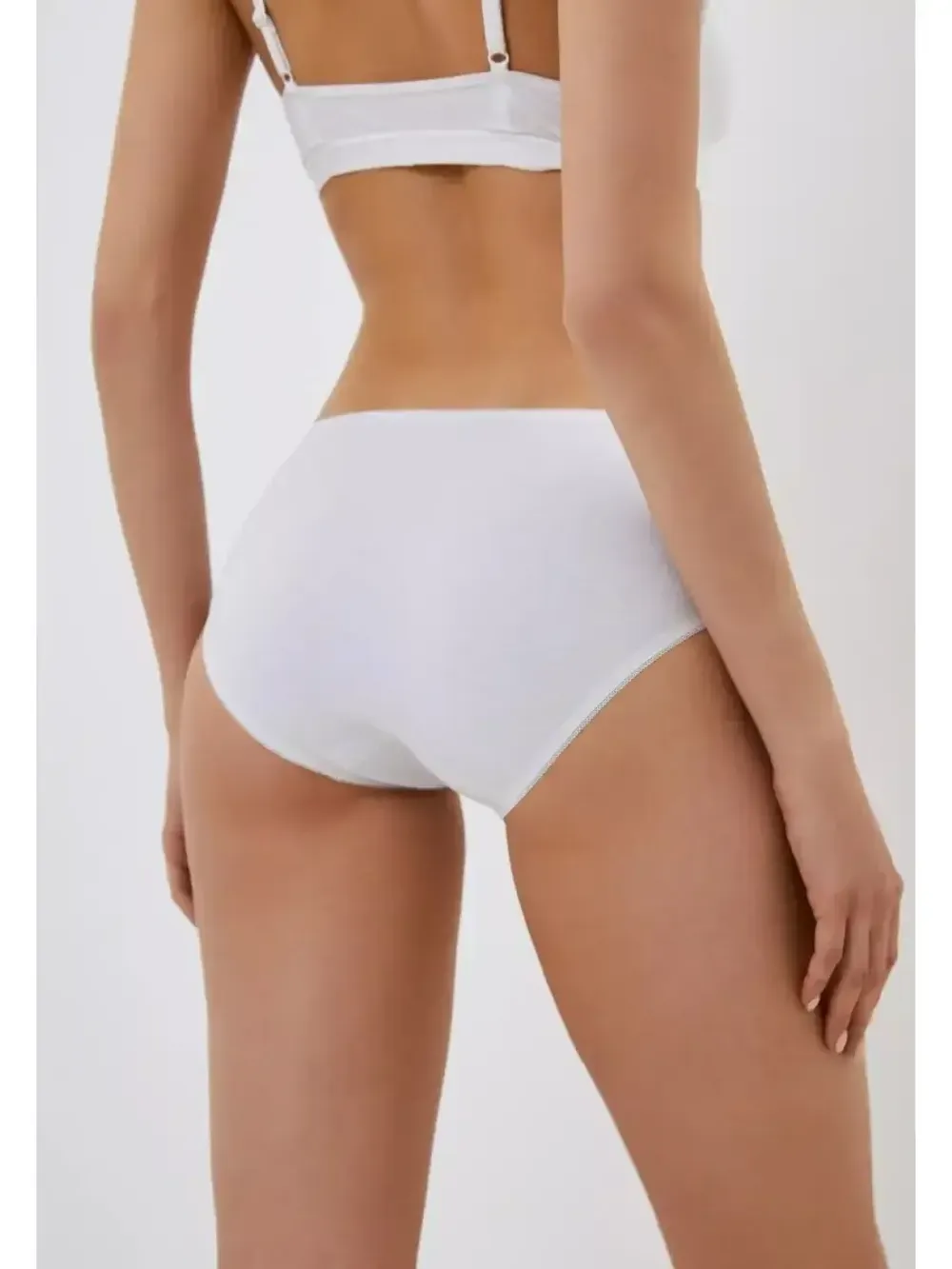 Трусы женские хлопковые слипы  средней посадки