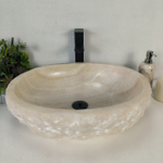 Раковина из оникса Erozy White EO-64263 52*43*14 0213