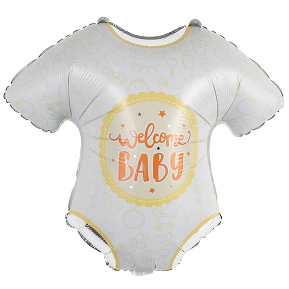 Шар Фигура Боди малыша Welcome Baby