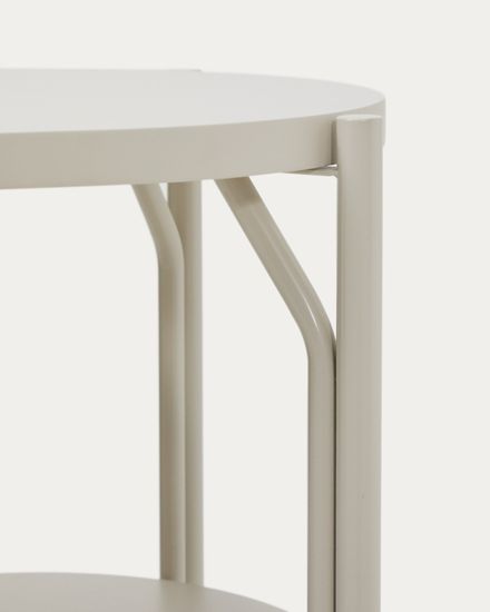 Тумба для ванной Arely из стали и белого лака 60 x 40 см