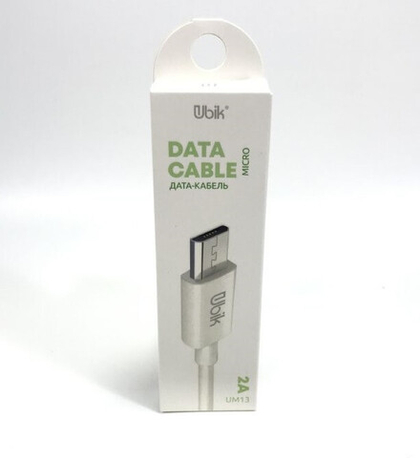USB cable micro TPE 1m Ubik UM13 2А white