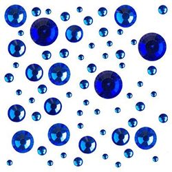 Стразы микс размеров в баночке Sapphire 002