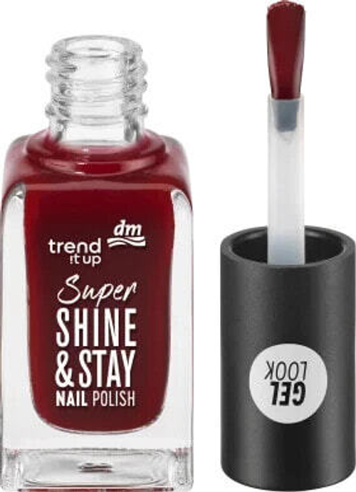 Nagellack Super Shine & Stay 890 Dark Red, 8 ml