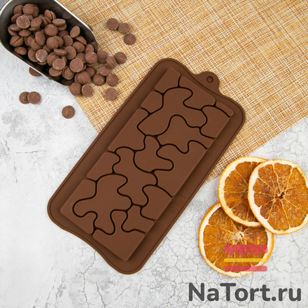Форма силиконовая для шоколада «Плитка пустыня»
