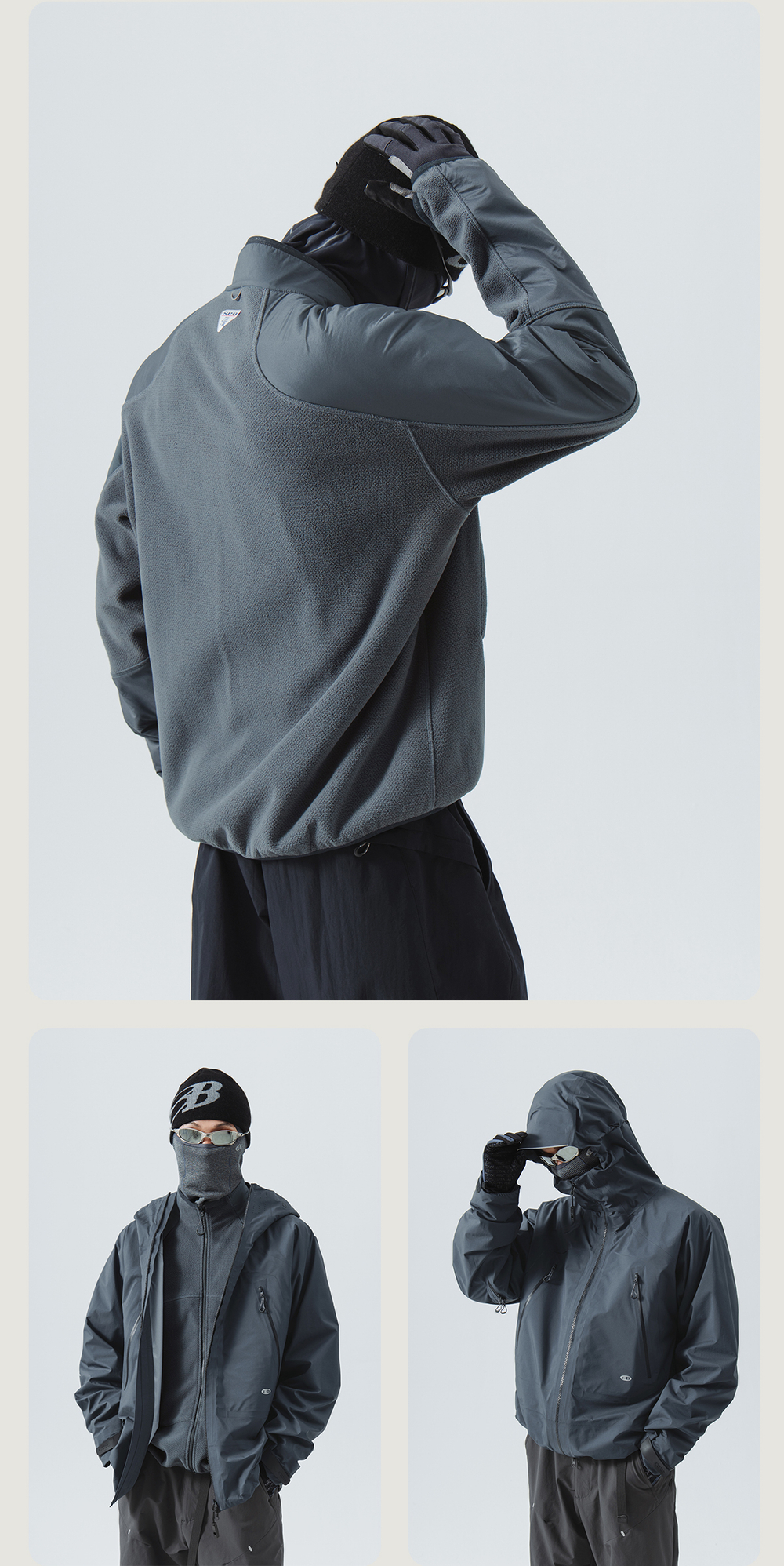 Куртка Nothomme Blue 3-in-1 Waterproof Hard Shell Jacket with Fleece Lining