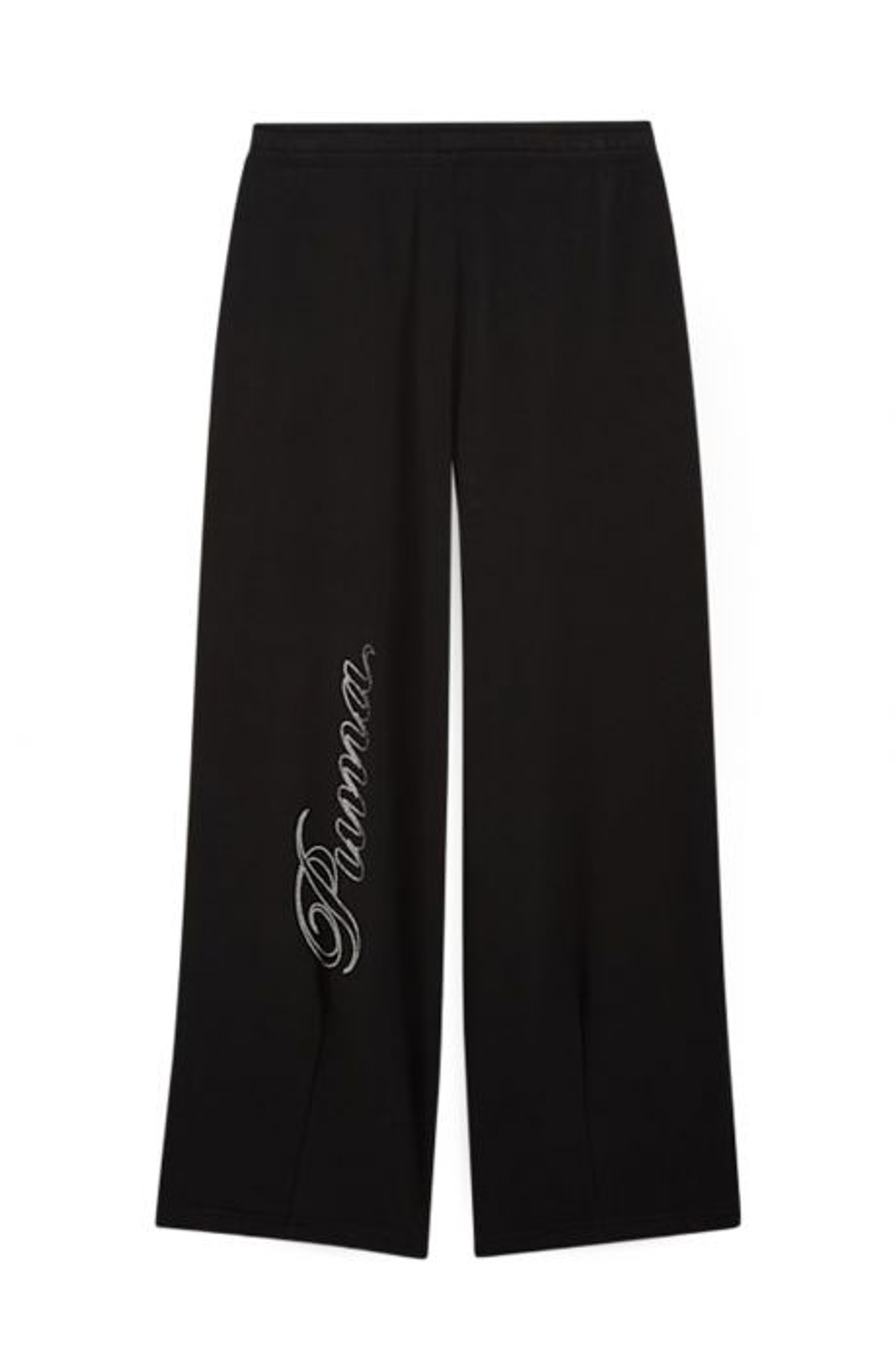 Брюки спортивные женские PUMA ESS GRAPHIC LEO LUXE Bedazzled Slouchy Pants TR