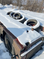 Спецприцеп 9942* Полуприцеп тяжеловоз 3 оси 9942D3 (Раздвижной)