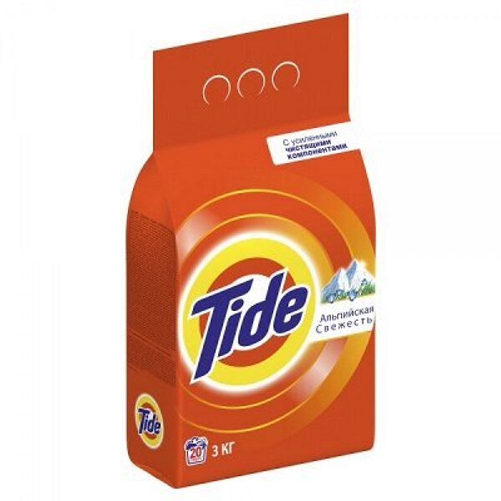 TIDE 3кг Альпийская свежесть Авт СМС порошок